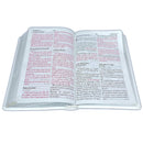 Bíblia para boda letra gigante 14 puntos reina valera 1960 canto plateado para novios