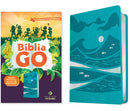 Biblia GO para niños NTV (SentiPiel, Verde azulado): Una Biblia para niños que transforma (GO Bible)