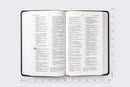RVR60, Santa Biblia, Premio y Regalo, Letra grande, Leathersoft, Negro, Palabras de Jesús en Rojo, Comfort Print
