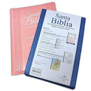 Biblia para Mujer con Cierre Letra Grande 12 puntos Concordancia Amplia Reina Valera 1960 rosada con indice