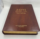 Biblia letra gigante 19 puntos Reina valera 1960 imitacion piel cafe clasica con indice