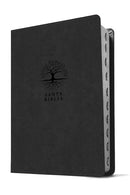 Biblia de Estudio del Diario Vivir Letra Grande  11 puntos RV1960 imit. piel carbón con índice