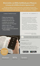 Biblia Inspira NTV con Filament (SentiPiel, Acuarela rosa) (Spanish Edition)