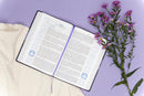 Biblia del Pescador Mujer Virtuosa Letra Grande RV1960, imit piel floral