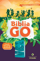 Biblia GO para niños NTV (SentiPiel, Verde azulado): Una Biblia para niños que transforma (GO Bible)
