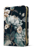 Biblia ultrafina NTV de zíper, con Filament (SentiPiel, Floral, Índice, Letra Roja