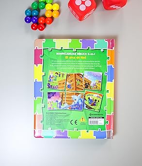 Rompecabezas Bíblico 6 en 1 para Niños | Actividades Bíblicas para Niños | El Arca de Noé con Puzzles de 25 Piezas | Edades 3 a 5