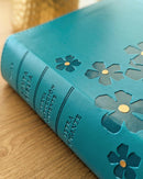 Biblia Compacta NTV, Letra Gigante con Filament (SentiPiel, Turquesa Floral,...