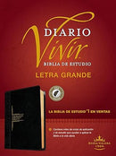 Bíblia de estudio diario vivir letra grande 11 puntos riena Valera 1960 con indice negro