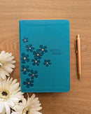 Biblia Compacta NTV, Letra Gigante con Filament (SentiPiel, Turquesa Floral,...