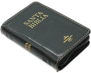 Mini Biblia tamano bolsillo con cierre indice NEGRO SIMI PIEL  reina valera 1960