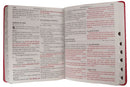 Biblia Letra Super gigante 19 Puntos RVR,1960 imit piel fucsia con índice