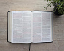 Biblia para el ministro NTV, letra grande con Filament (SentiPiel, Negro, Letra Roja