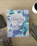 Biblia Inspira NTV, letra grande con Filament (SentiPiel, Ramo azul)