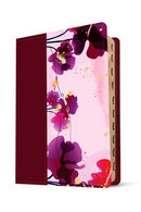 Bíblia NTV  letra grande tamaño manual sentipiel morado CON INDICE