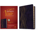 Biblia de Estudio del Diario Vivir  RV1960 piel morado con indice