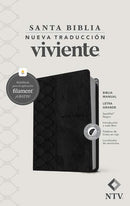 Biblia manual NTV, letra grande con Filament simi piel con indice negro