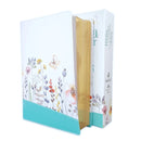 Biblia de la Mujer Conforme al Corazón de Dios RV1960 - Elizabeth George, imit. piel jardín