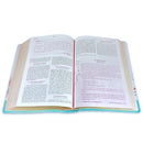 Biblia de la Mujer Conforme al Corazón de Dios RV1960 - Elizabeth George, imit. piel jardín