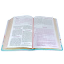 Biblia de la Mujer Conforme al Corazón de Dios RV1960 - Elizabeth George, imit. piel jardín