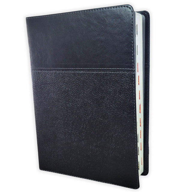 Biblia de estudio Ryrie ampliada reina Valera 1960 dúo tone marrón con índice piel