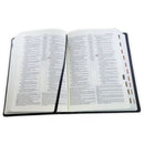 Biblia de estudio Ryrie ampliada reina Valera 1960 dúo tone marrón con índice piel