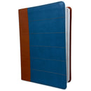 Biblia Thompson RV1960, Edición especial para el estudio bíblico, imit. piel, duotono, azul y marrón