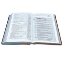 Biblia Thompson RV1960, Edición especial para el estudio bíblico, imit. piel, duotono, azul y marrón