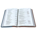 Biblia Thompson RV1960, Edición especial para el estudio bíblico, imit. piel, duotono, azul y marrón