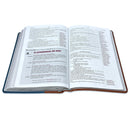 Biblia Thompson RV1960, Edición especial para el estudio bíblico, imit. piel, duotono, azul y marrón