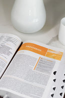 Biblia de Estudio NVI,  actualizada, Revisión 2022, Leathersoft, Café, Letra grande, Interior a color, Palabras de Jesús en Rojo, con Índice,