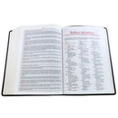 Biblia de Estudio de la Vida Plena RV1960, piel fabricada , negro   Comfort Print