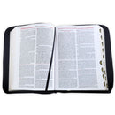 Biblia de Estudio de la Vida Plena con Cierre RV1960, imit piel , negro con índice