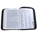 Biblia de Estudio de la Vida Plena con Cierre RV1960, imit piel , negro con índice