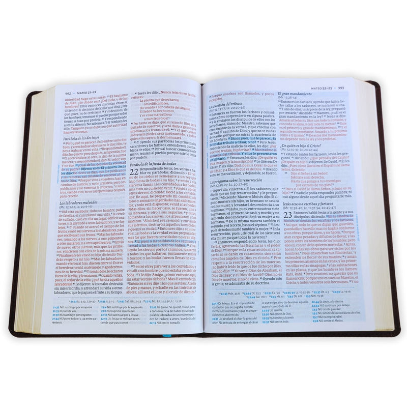 Biblia de estudio de César Vidal,RVR 1960 café símil piel (SPA RVR 1960 Cesar Vidal