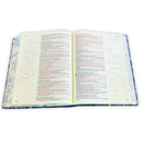 Biblia Reina Valera 1960 de Apuntes, Gris y Floreado Tela Impresa 8 puntos