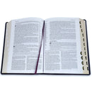 Biblia de Estudio del Diario Vivir  RV1960 piel morado con indice