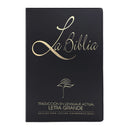 Biblia lenguaje actual tla letra grande vinilo negro