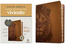Biblia de margen amplio NTV  PARA NOTAS con Filament (SentiPiel, León, Índice, Letra Roja
