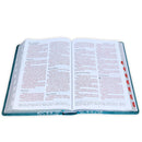 Biblia con Letra Gigante RV1960, imit piel verde esmeralda con índice