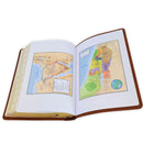 Biblia letra gigante,  14 PUNTOS RVR 1960 café madera, símil piel, con índice