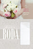 Biblia Recuerdo de Boda RV1960, imit piel blanco y dorado