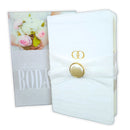 Biblia Recuerdo de Boda RV1960, imit piel blanco y dorado