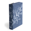 Biblia Compacta con Cierre Letra Grande 11 puntos RV1960, imit piel mezclilla con índice