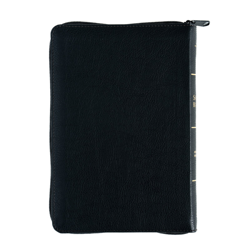 Biblia Letra Grande 12 Puntos Tamaño Manual RVR, 1960 SEMILPiel Negro INDICE