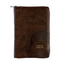 Biblia Letra Grande 12 puntos para hombre con cierre cafe oscuro indice RV1960