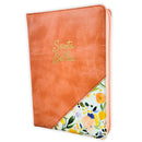 Biblia para Mujer Letra Grande Manual 12 puntos RV1960 caramelo indice y cierre