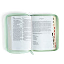 Biblia Letra Grande 12 Puntos Tamaño Manual RVR, 1960 MENTA FLORES SIMILPIEL INDICE