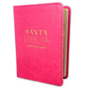 Biblia de Bolsillo RV1960 imit piel fucsia
