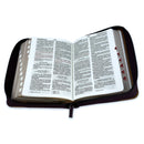 Biblia de bolsillo Reina Valera 1960 piel imitación vino café 8 puntos